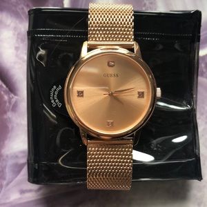 Guess Wrist Watch (with real diamond)